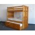Двухъярусная кровать Димона из натурального дерева